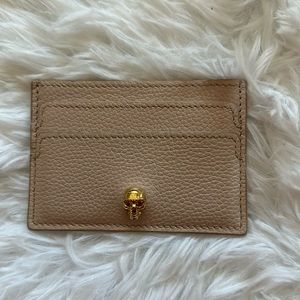 ALEXANDER MCQUEEN SKULL CARD CASE - EXCELLENT CONDITION W BOX (LIKE NEW)